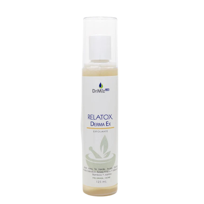 RELATOX DERMA EX 120 ML (Exfoliante, Ac Glicolico, Ac Salicilico, Aloe Vera y Granulos de Jojoba)