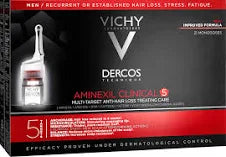 VICHY DERCOS AMINEXIL CLINICAL 5 AMPOLLETAS P/HOMBRE