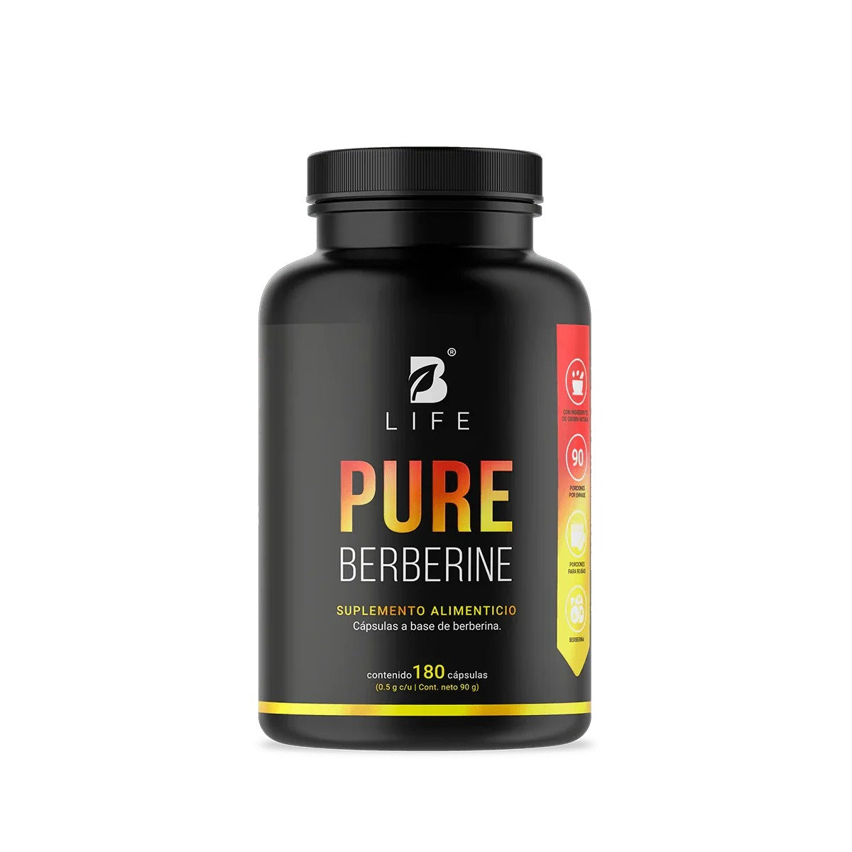 B-LIFE PURE BERBERINE 180 CAPS, 500mg