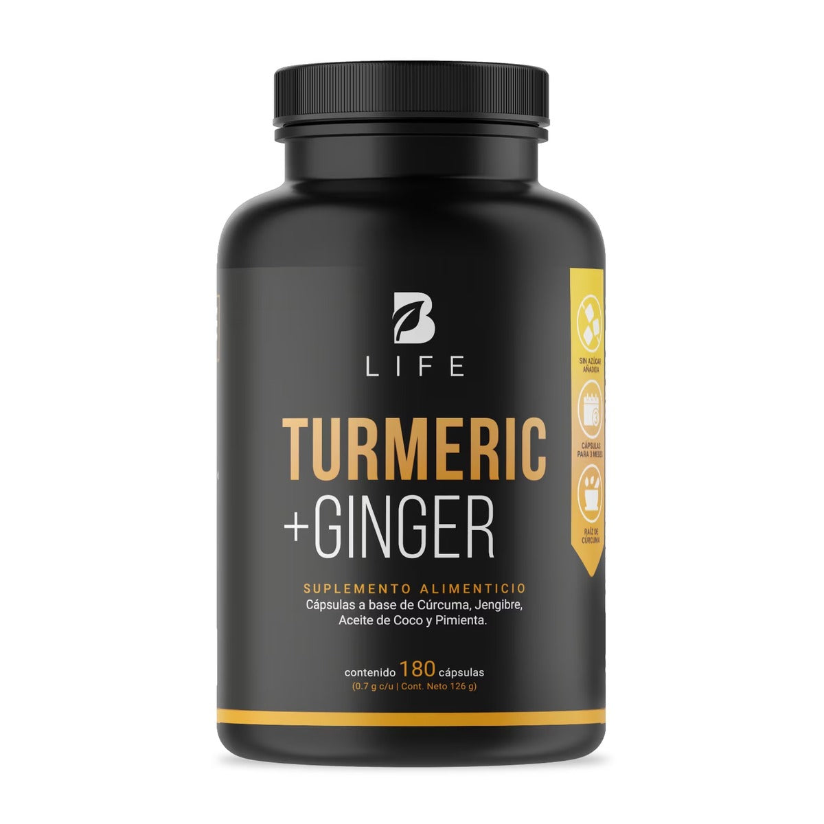 B-LIFE TURMERIC + GINGER 180 CAPS