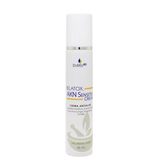 RELATOX AKN SENSITIVE CREAM 50 GR (Centella Asiatica, Avena Sativa, Curcuma Longa, Equinacea y Tamillo)