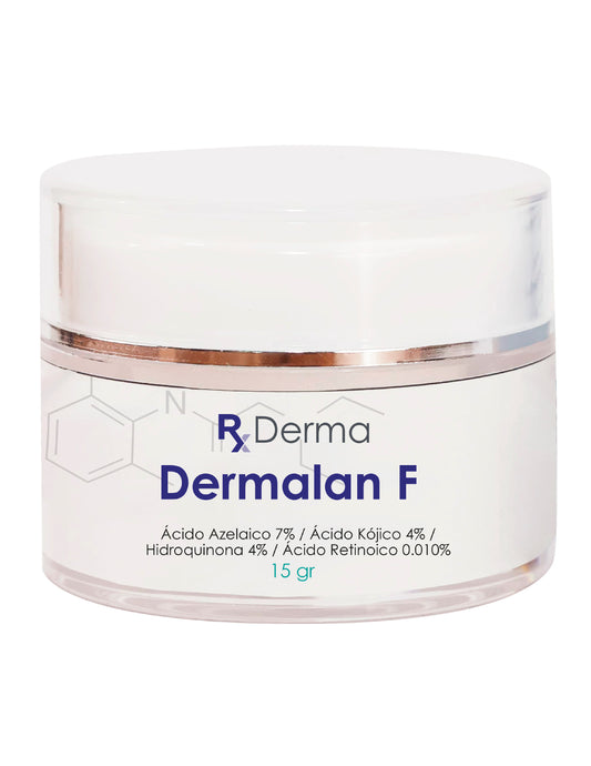 RX DERMA LAN F CREMA (Ac, Kojico 2.8%, Ac. Azelaico 7% Tretinoina 0.035%, Hidroqui. 3.5%, Ac Ascorb.
